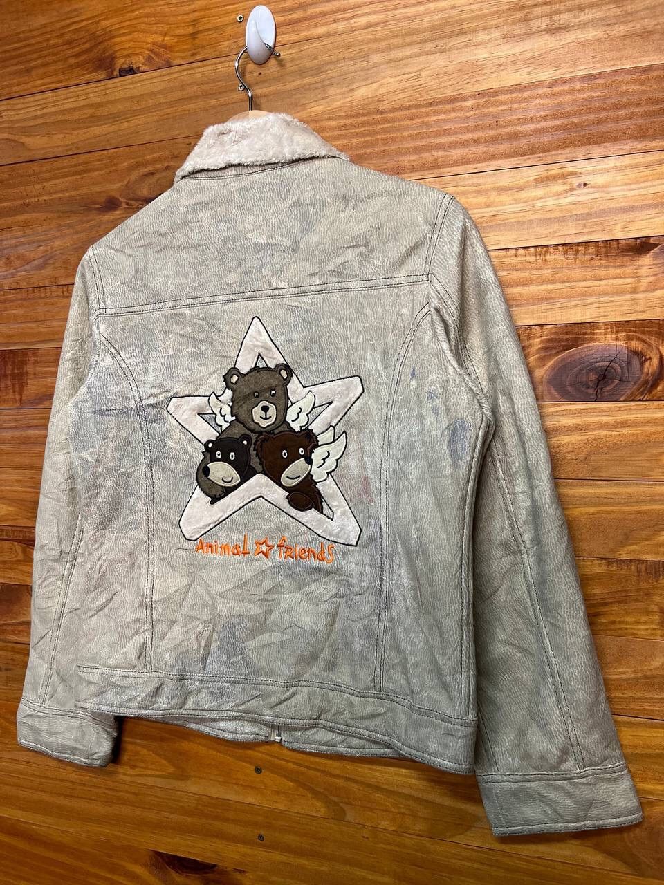 Jean Charles De Castelbajac × Vintage CASTELBAJAC +2 NATURE ANIMAL AND FRIEND POLYESTER JACKET Size US S / EU 44-46 / 1 - 3 Thumbnail