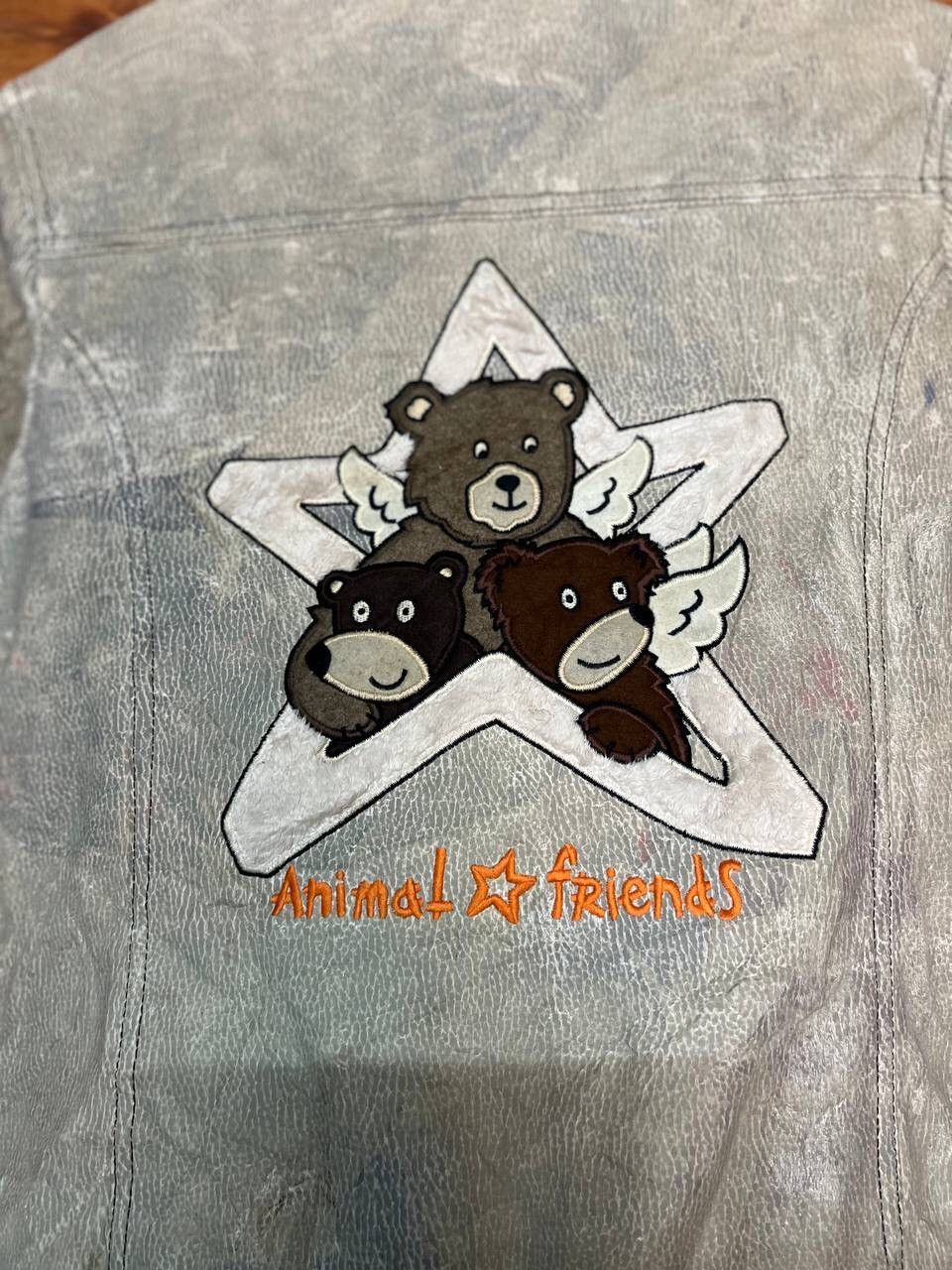Jean Charles De Castelbajac × Vintage CASTELBAJAC +2 NATURE ANIMAL AND FRIEND POLYESTER JACKET Size US S / EU 44-46 / 1 - 4 Thumbnail