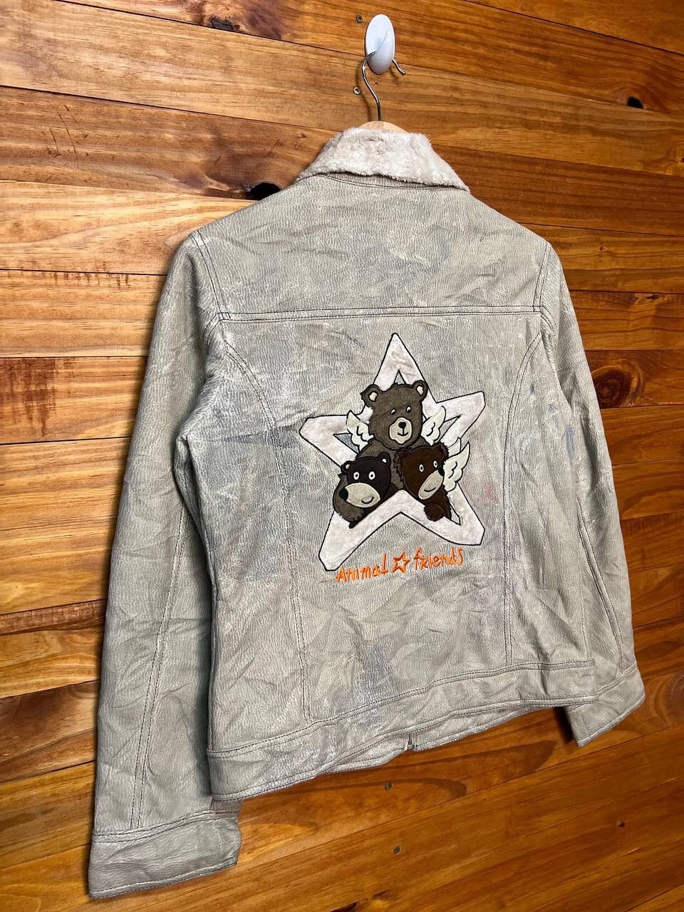 Jean Charles De Castelbajac × Vintage CASTELBAJAC +2 NATURE ANIMAL AND FRIEND POLYESTER JACKET Size US S / EU 44-46 / 1 - 2 Thumbnail