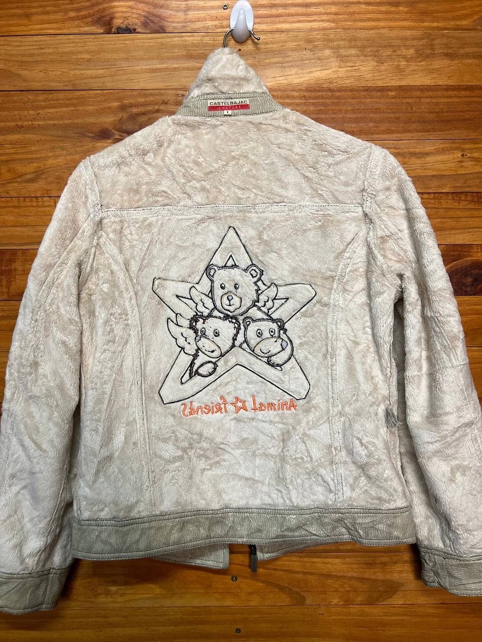 Jean Charles De Castelbajac × Vintage CASTELBAJAC +2 NATURE ANIMAL AND FRIEND POLYESTER JACKET Size US S / EU 44-46 / 1 - 7 Thumbnail
