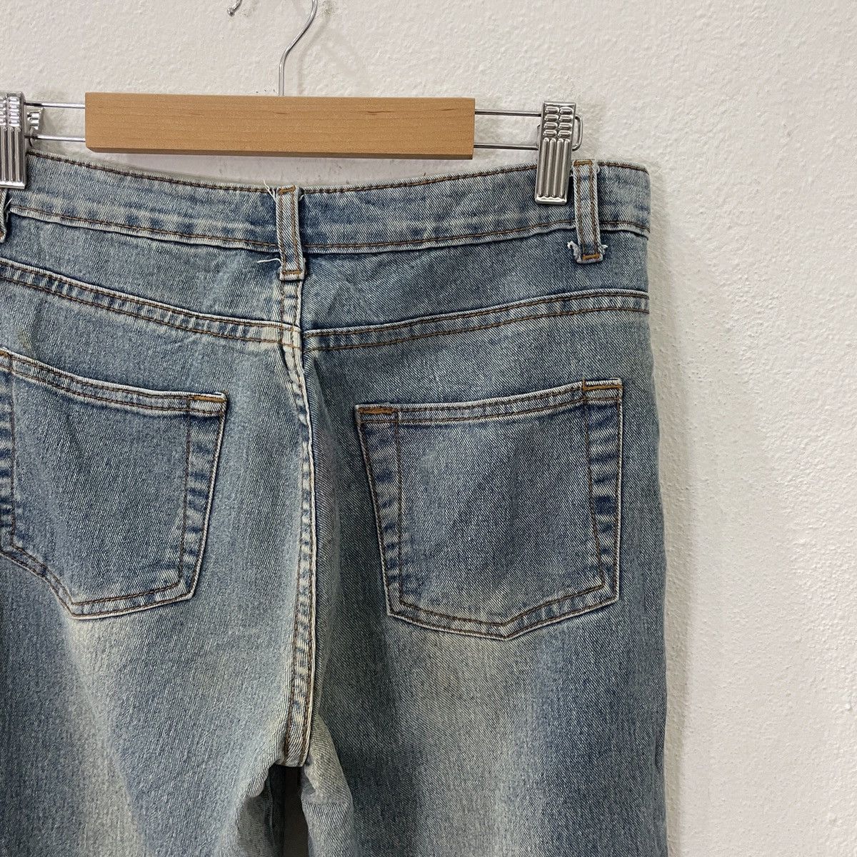 American Apparel Vintage Haphazard Jeans Women Motive Denim Size 29" - 8 Thumbnail