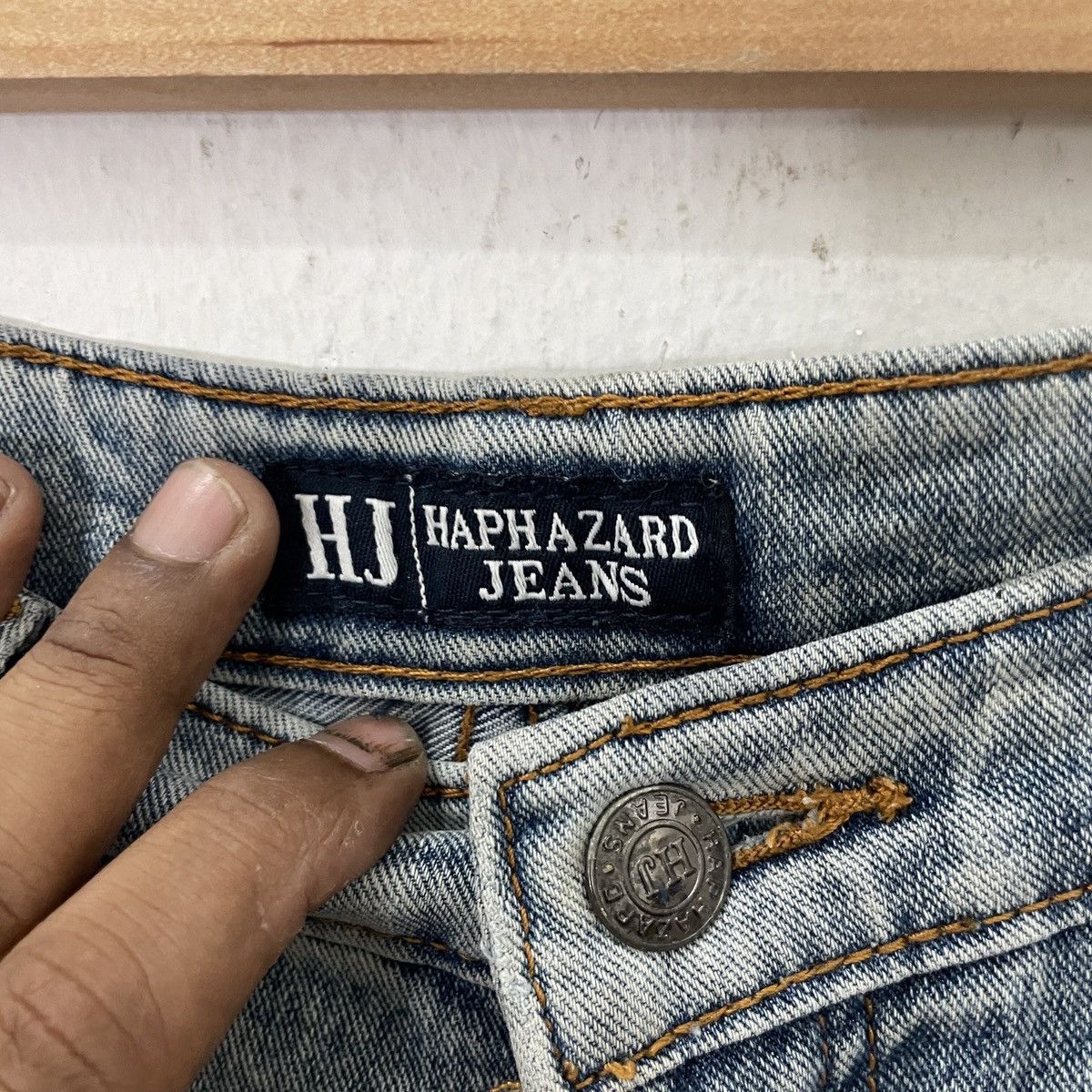 American Apparel Vintage Haphazard Jeans Women Motive Denim Size 29" - 5 Thumbnail