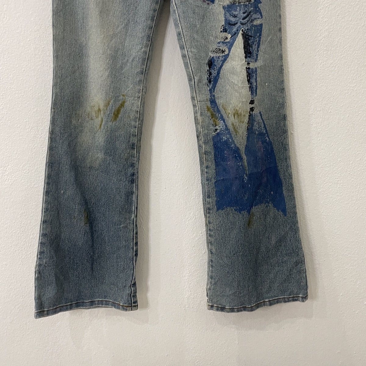 American Apparel Vintage Haphazard Jeans Women Motive Denim Size 29" - 4 Thumbnail
