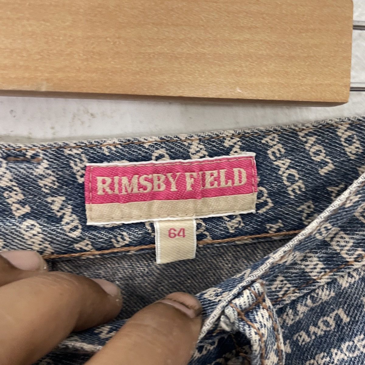 Japanese Brand Vintage Rimsdy Monogram Hysteric Glamour Style Denim Size 28" / US 6 / IT 42 - 6 Thumbnail