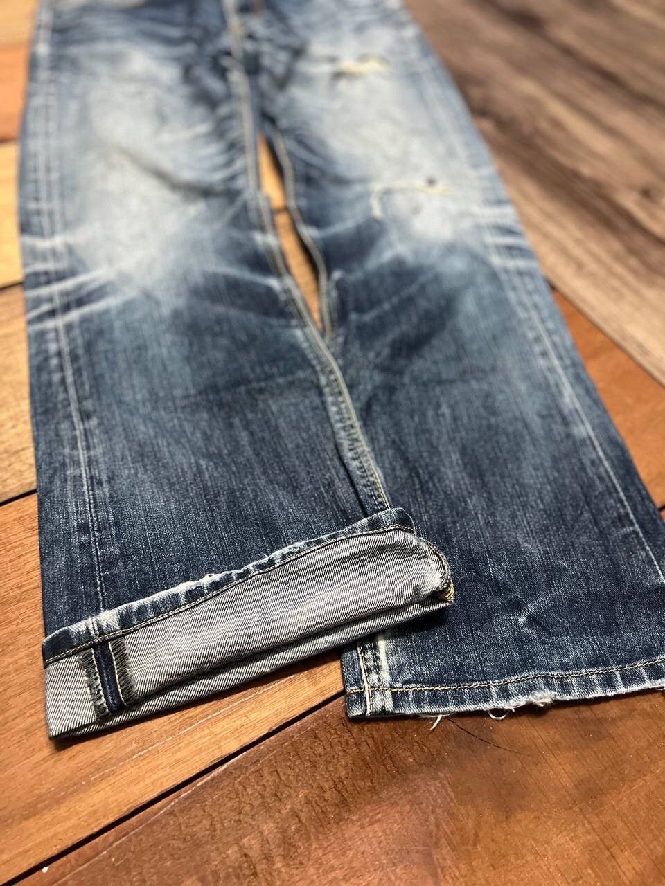 Lee VINTAGE LEE DISTRESS JEANS SIZE 32 Size US 32 / EU 48 - 4 Thumbnail