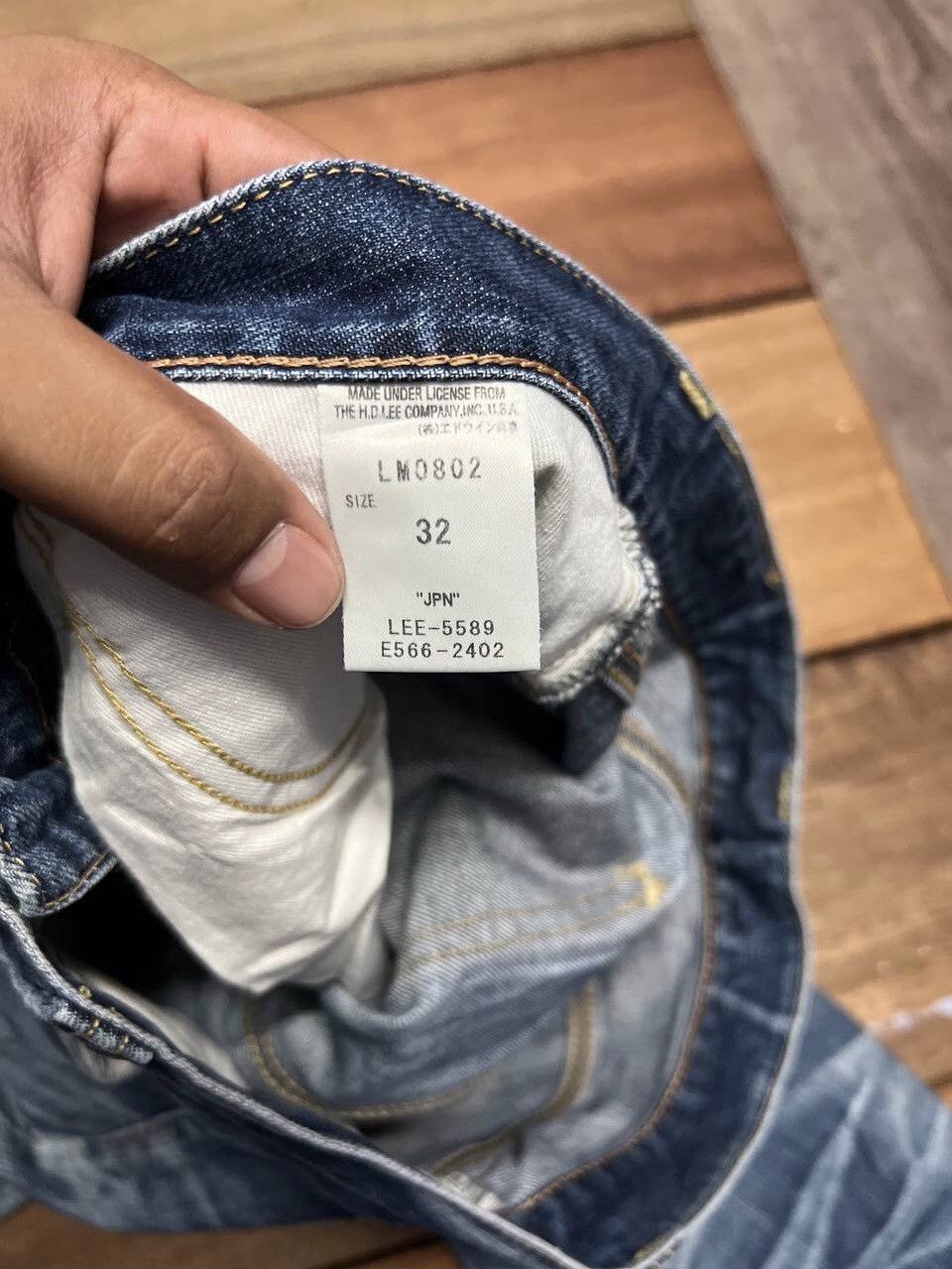 Lee VINTAGE LEE DISTRESS JEANS SIZE 32 Size US 32 / EU 48 - 7 Thumbnail