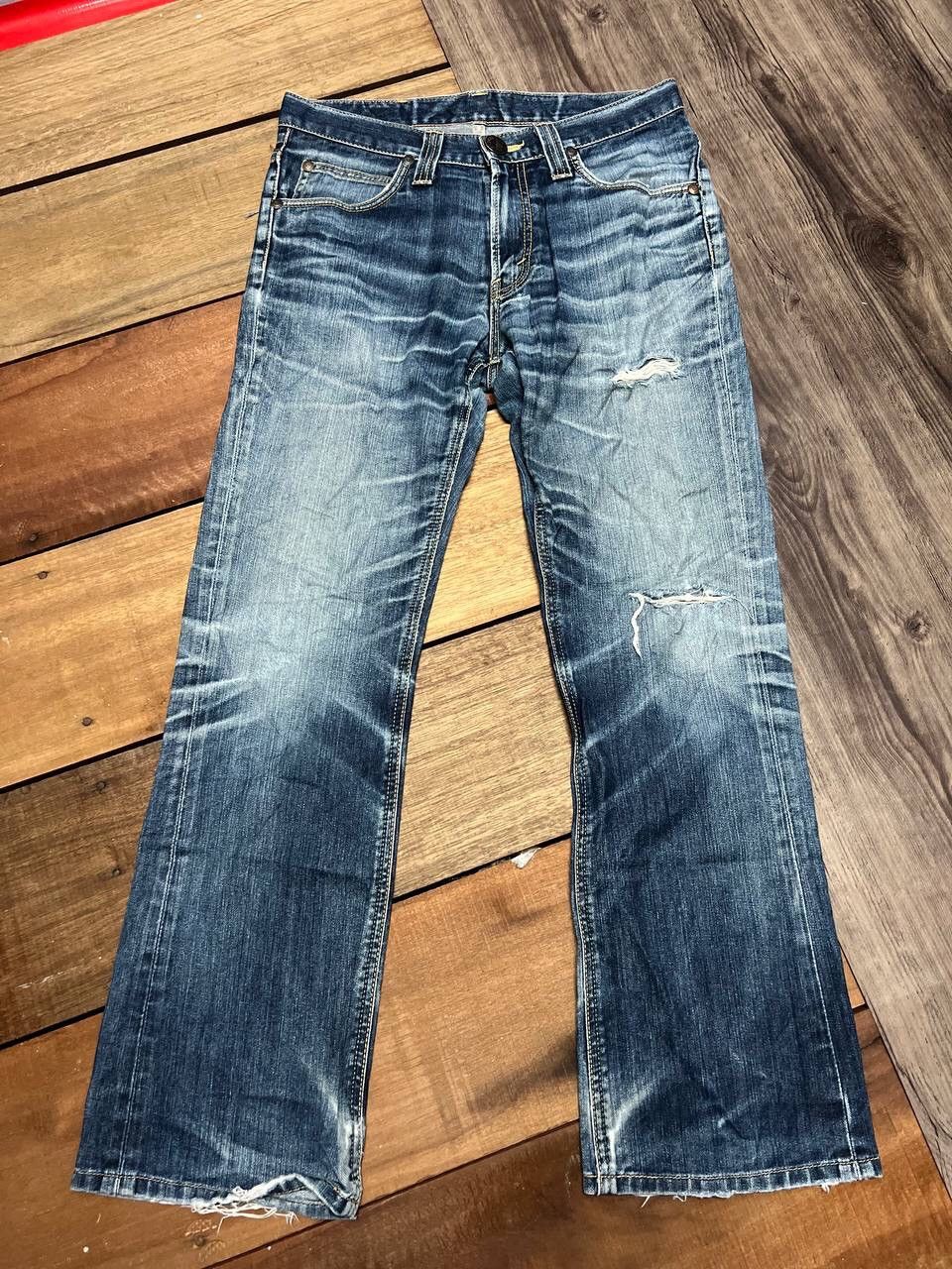 Lee VINTAGE LEE DISTRESS JEANS SIZE 32 Size US 32 / EU 48 - 1 Thumbnail