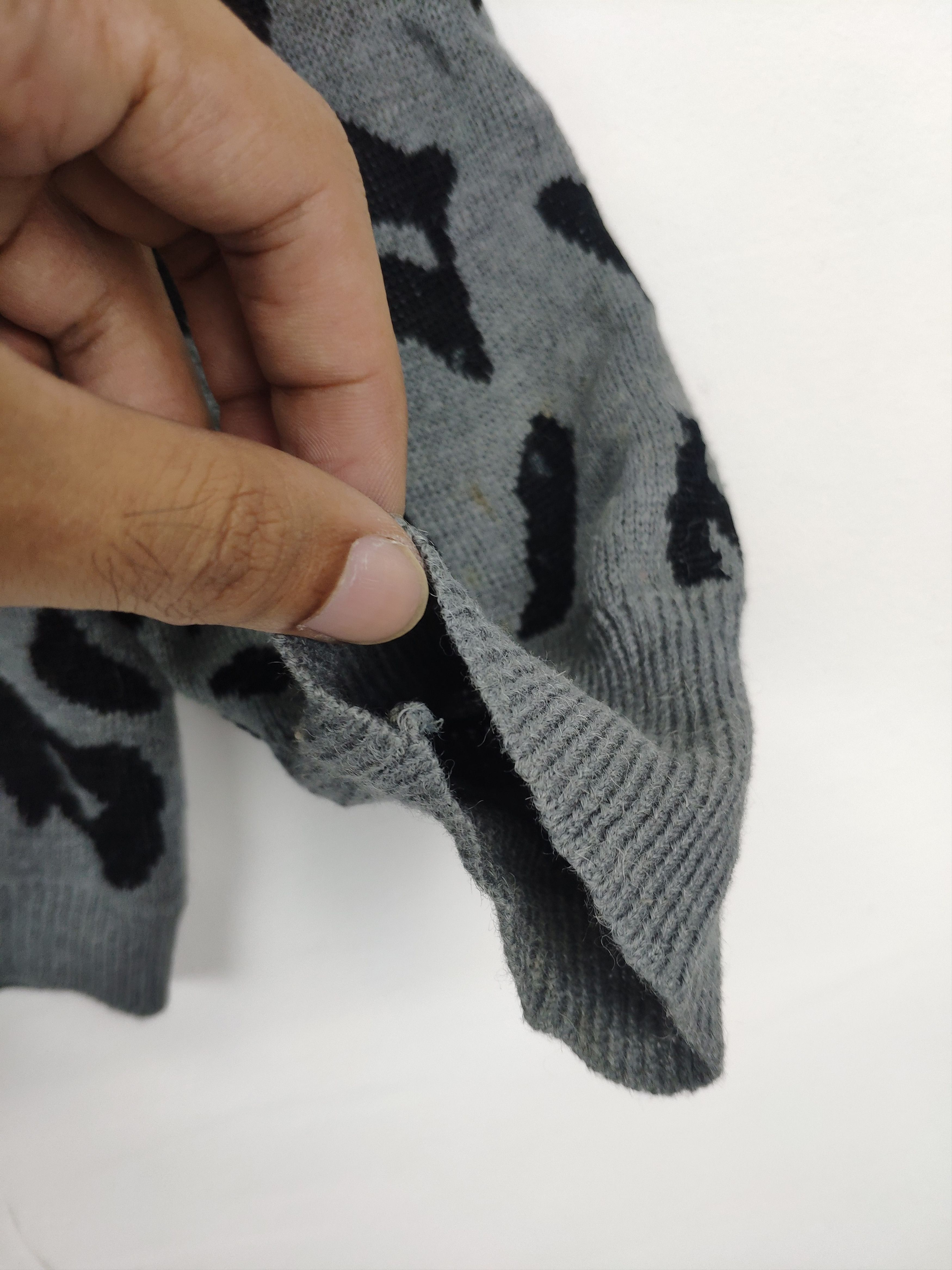 Japanese Brand × Vintage Vintage Cardigan Sweater Leopard Printed Size M / US 6-8 / IT 42-44 - 4 Thumbnail