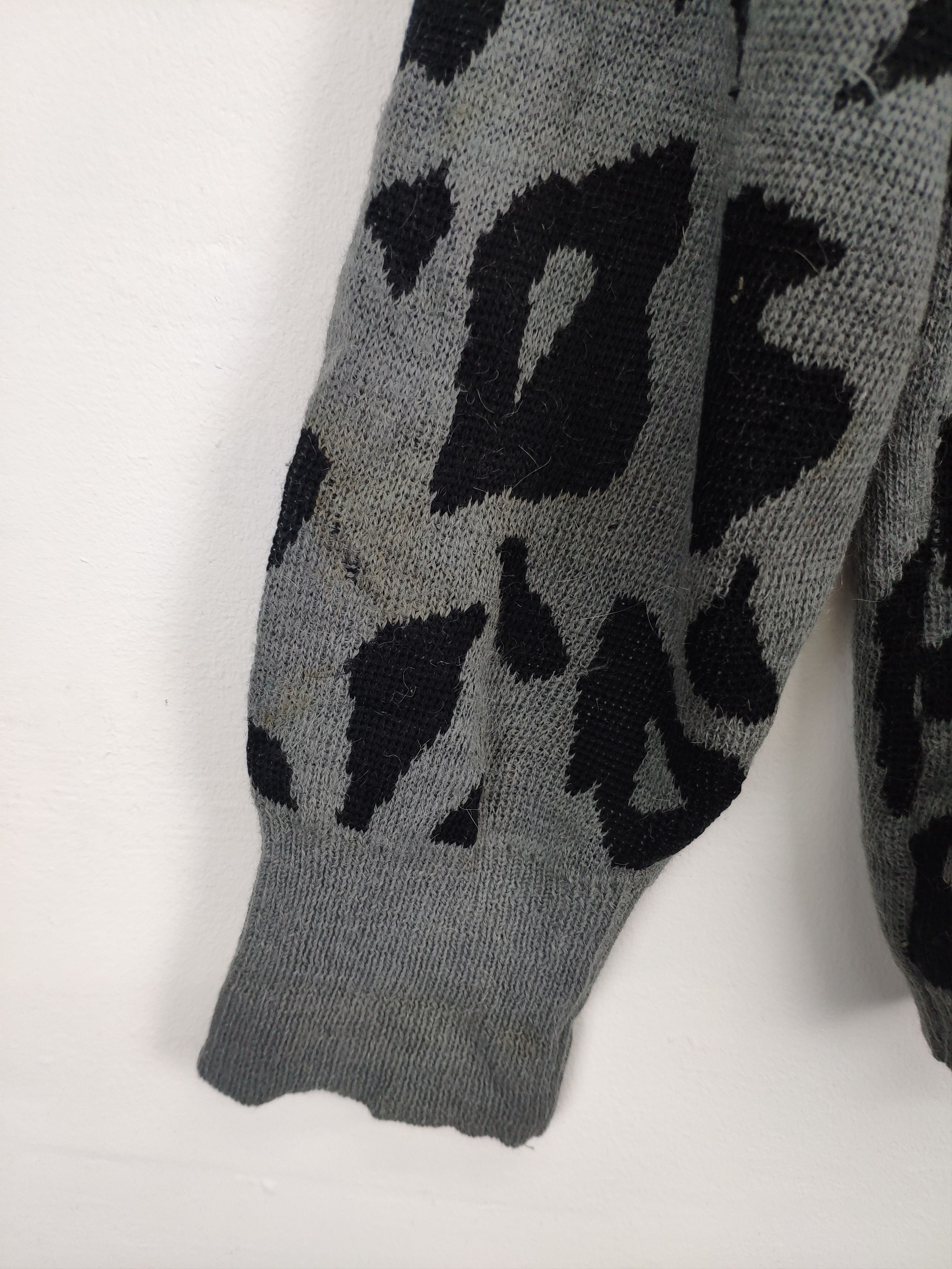 Japanese Brand × Vintage Vintage Cardigan Sweater Leopard Printed Size M / US 6-8 / IT 42-44 - 10 Thumbnail