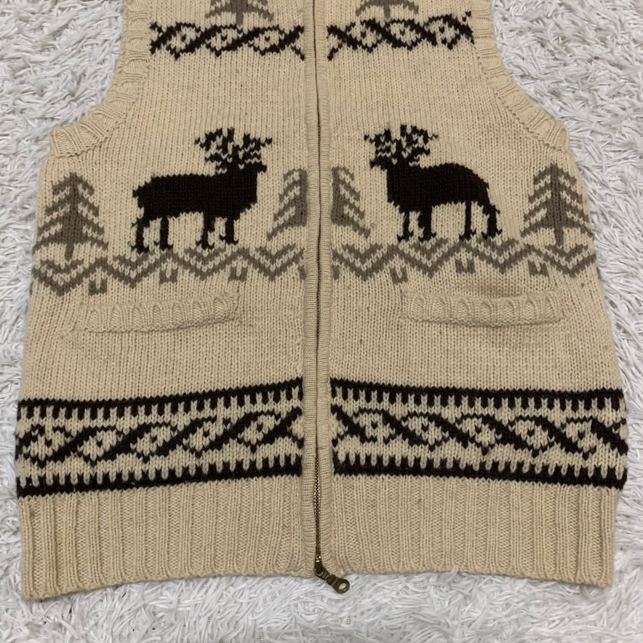 Japanese Brand 6 Rageblue navajo design zipper vest knitwear Size US S / EU 44-46 / 1 - 5 Thumbnail