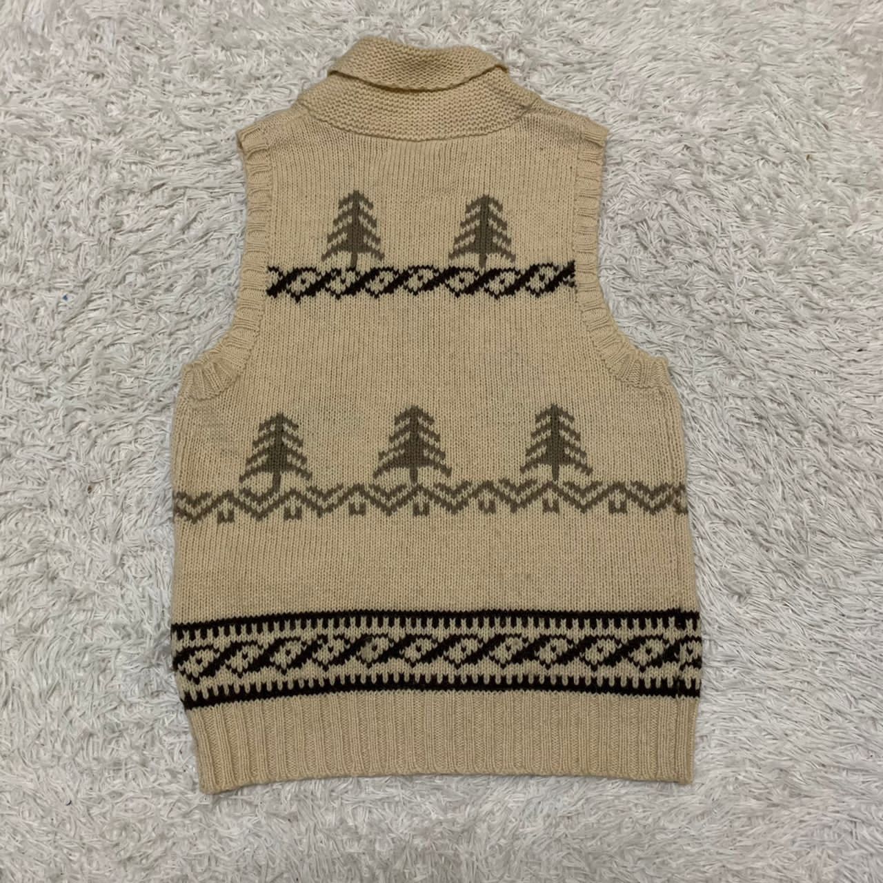 Japanese Brand 6 Rageblue navajo design zipper vest knitwear Size US S / EU 44-46 / 1 - 2 Thumbnail