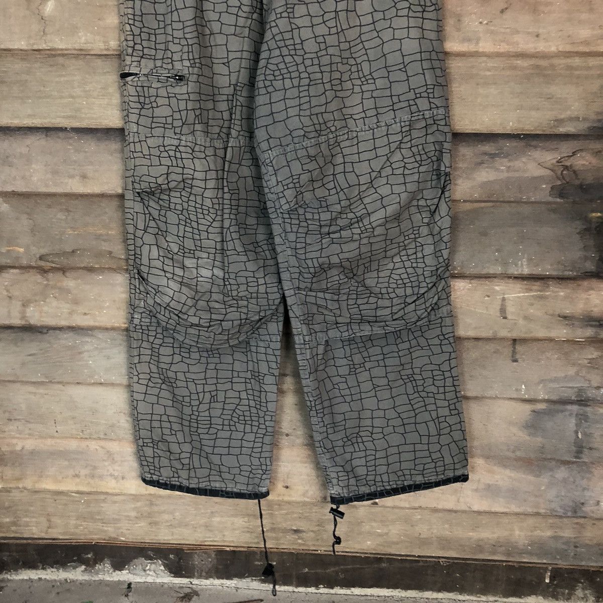 Japanese Brand DL Cherolet hunting camo track Cargo Multipocket Pants #1882 Size US 33 - 3 Thumbnail