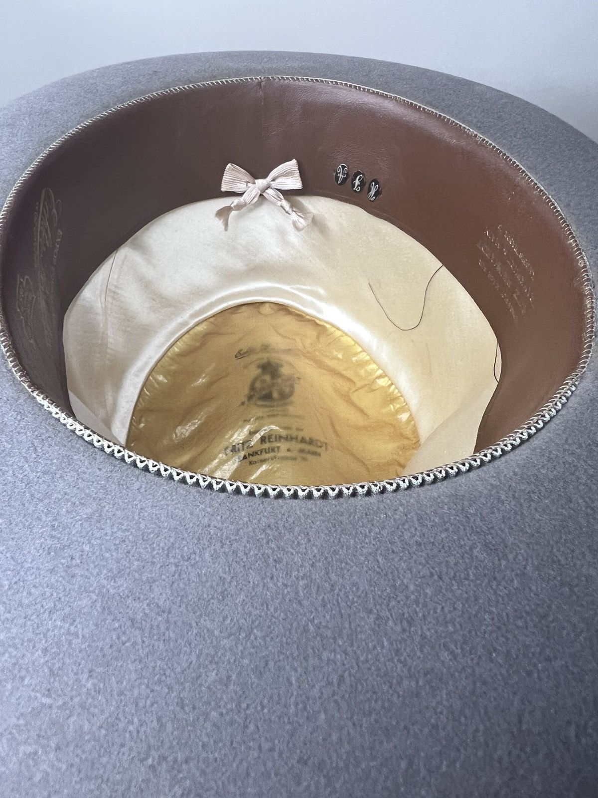 Borsalino Near-mint 1940s Borsalino Alessandria fedora,7 1/8,Italy Size ONE SIZE - 16 Thumbnail
