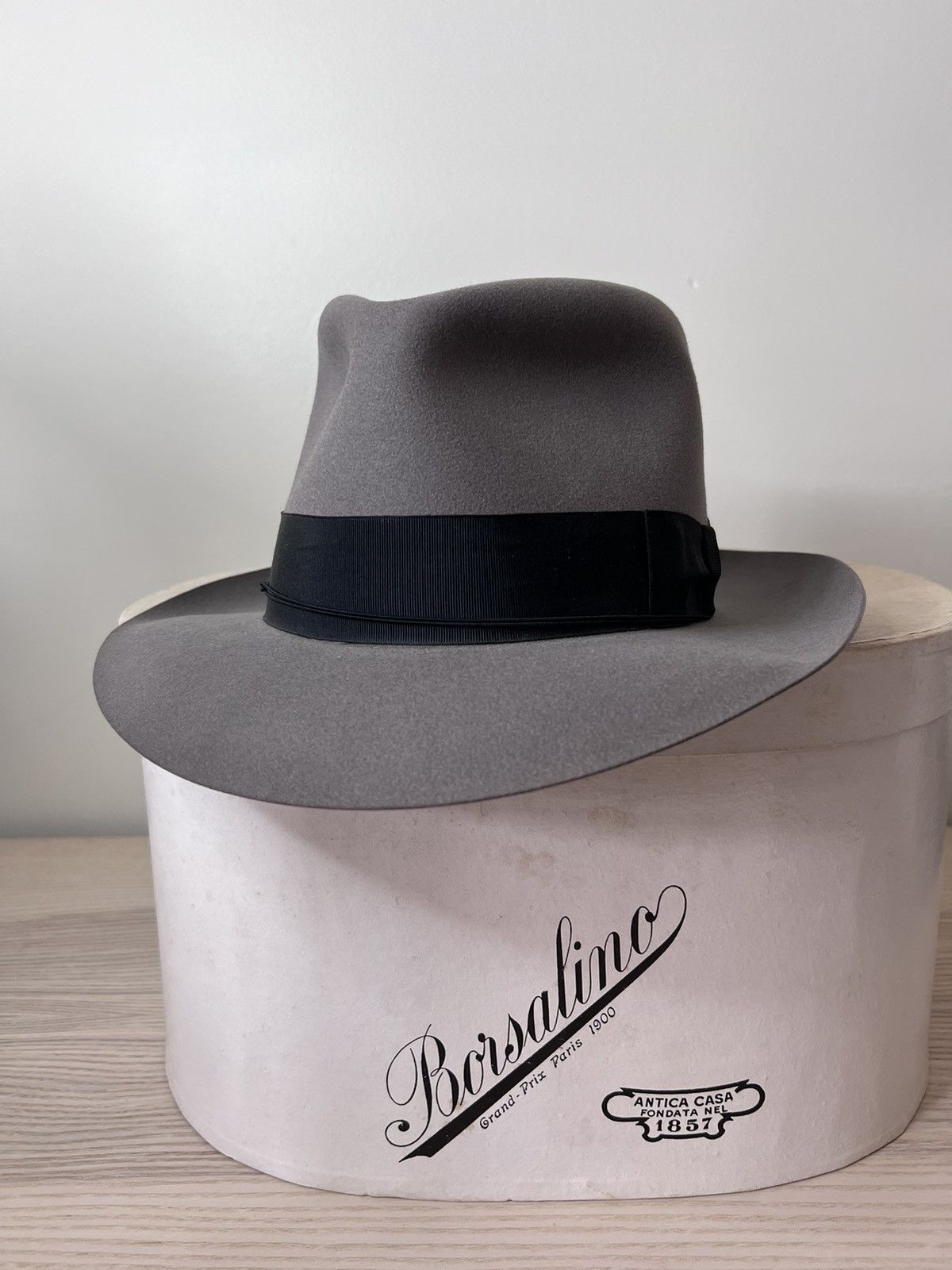 Borsalino Near-mint 1940s Borsalino Alessandria fedora,7 1/8,Italy Size ONE SIZE - 3 Thumbnail
