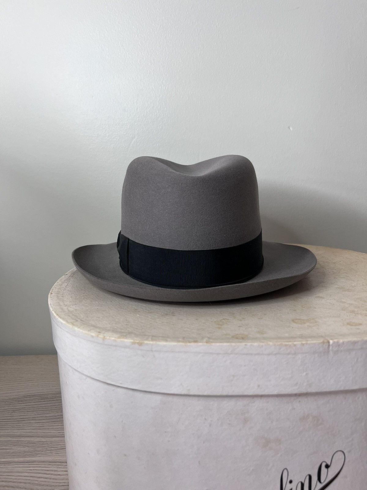 Borsalino Near-mint 1940s Borsalino Alessandria fedora,7 1/8,Italy Size ONE SIZE - 7 Thumbnail
