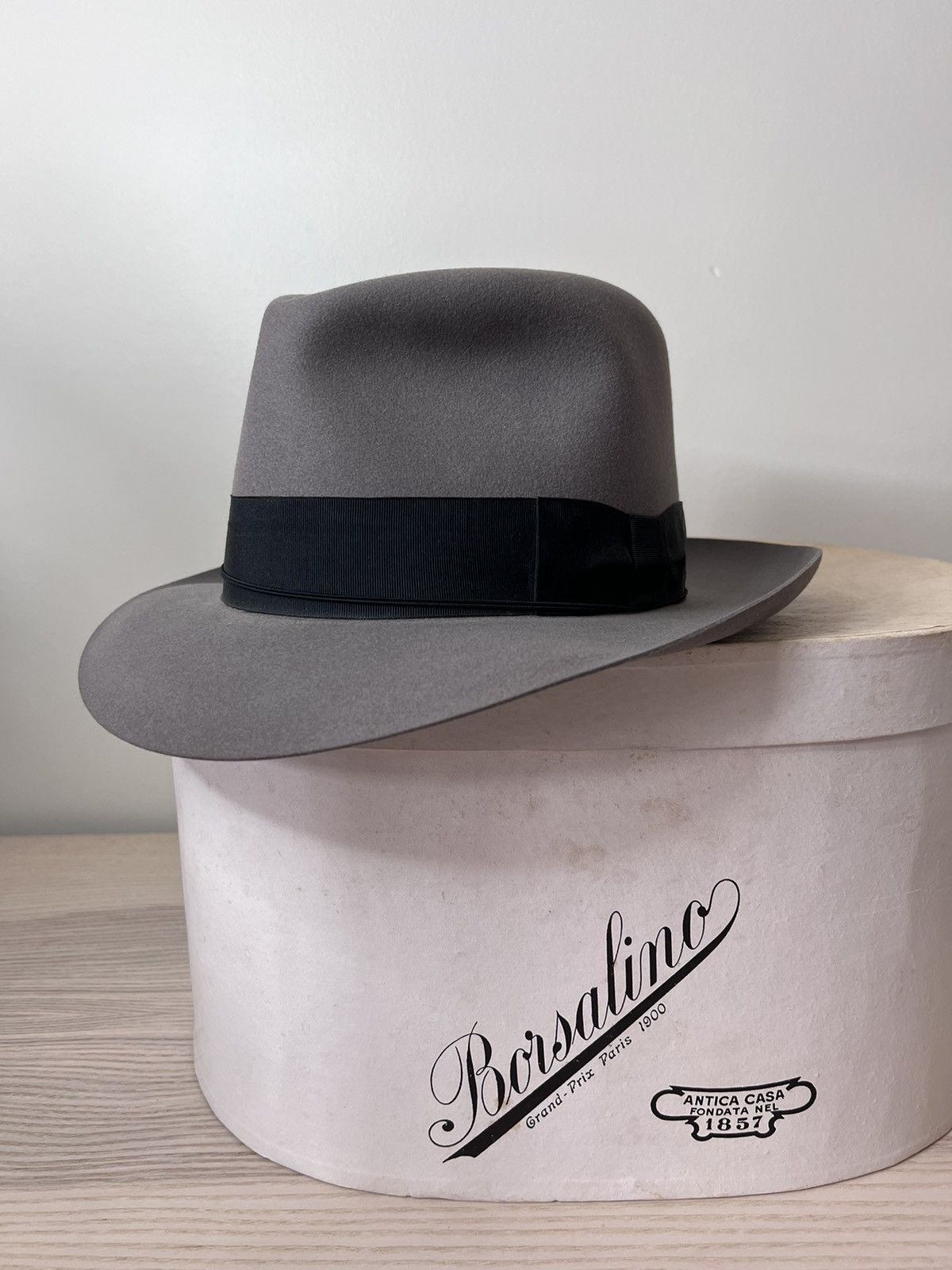 Borsalino Near-mint 1940s Borsalino Alessandria fedora,7 1/8,Italy Size ONE SIZE - 4 Thumbnail