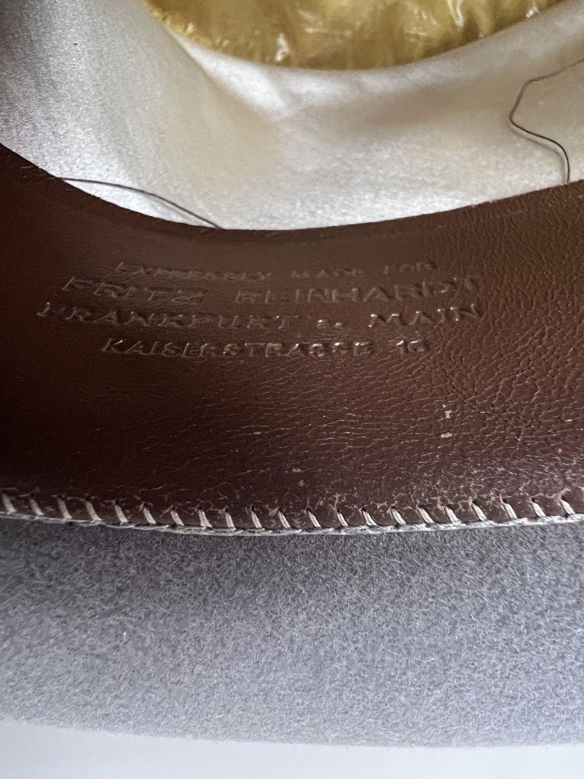 Borsalino Near-mint 1940s Borsalino Alessandria fedora,7 1/8,Italy Size ONE SIZE - 17 Thumbnail