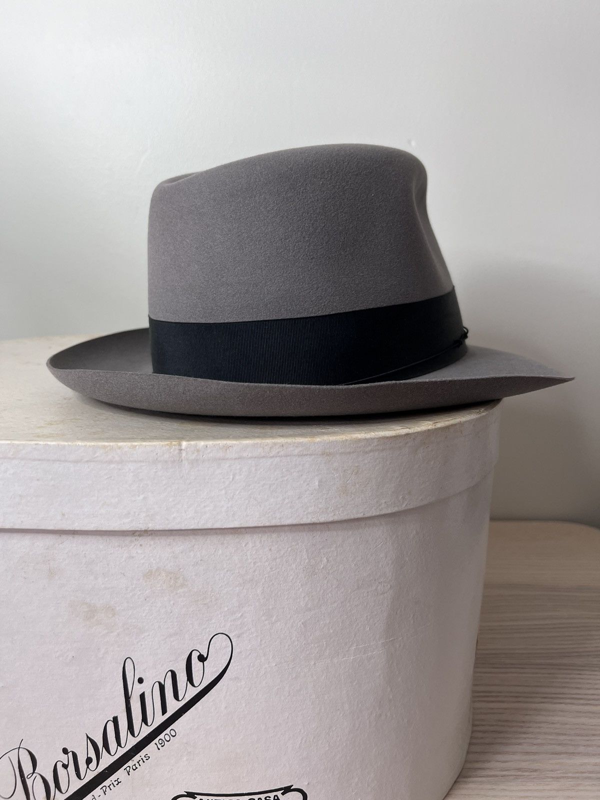 Borsalino Near-mint 1940s Borsalino Alessandria fedora,7 1/8,Italy Size ONE SIZE - 8 Thumbnail