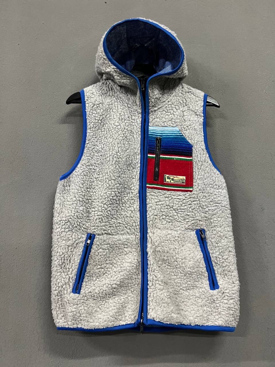 Japanese Brand TITICACA VEST HOODIES FLEECE Size US L / EU 52-54 / 3 - 4 Thumbnail