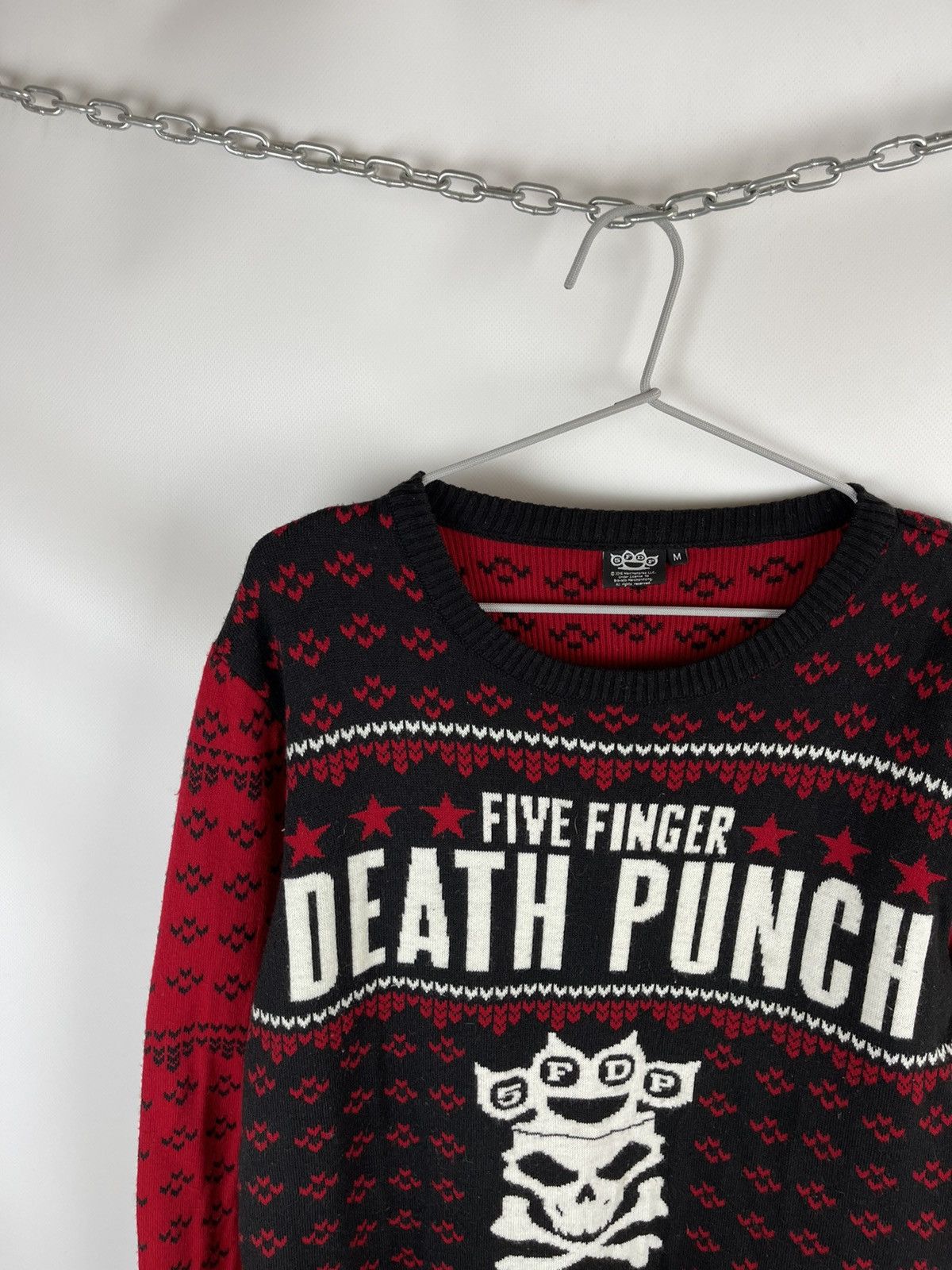 Band Tees Five Finger Death Punch vintage knitted all over print sweat Size US M / EU 48-50 / 2 - 3 Thumbnail