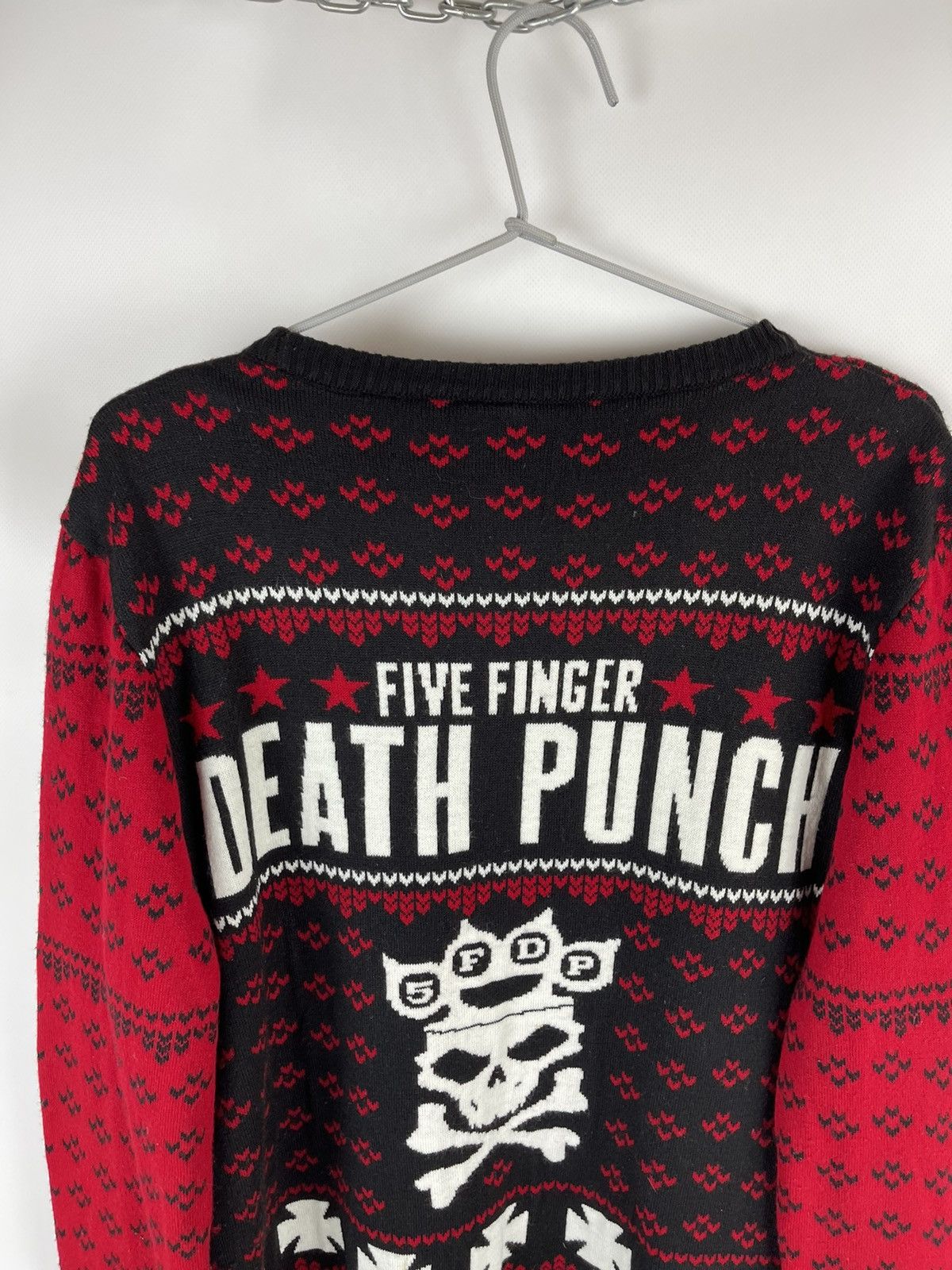Band Tees Five Finger Death Punch vintage knitted all over print sweat Size US M / EU 48-50 / 2 - 9 Thumbnail