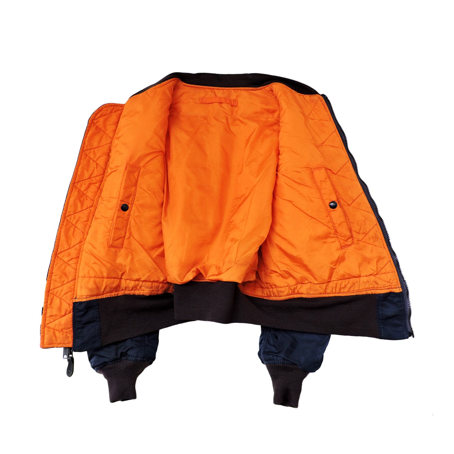 Alpha Industries 60's Alpha Industries MA-1 Flight Bomber Jacket Size US M / EU 48-50 / 2 - 2 Thumbnail