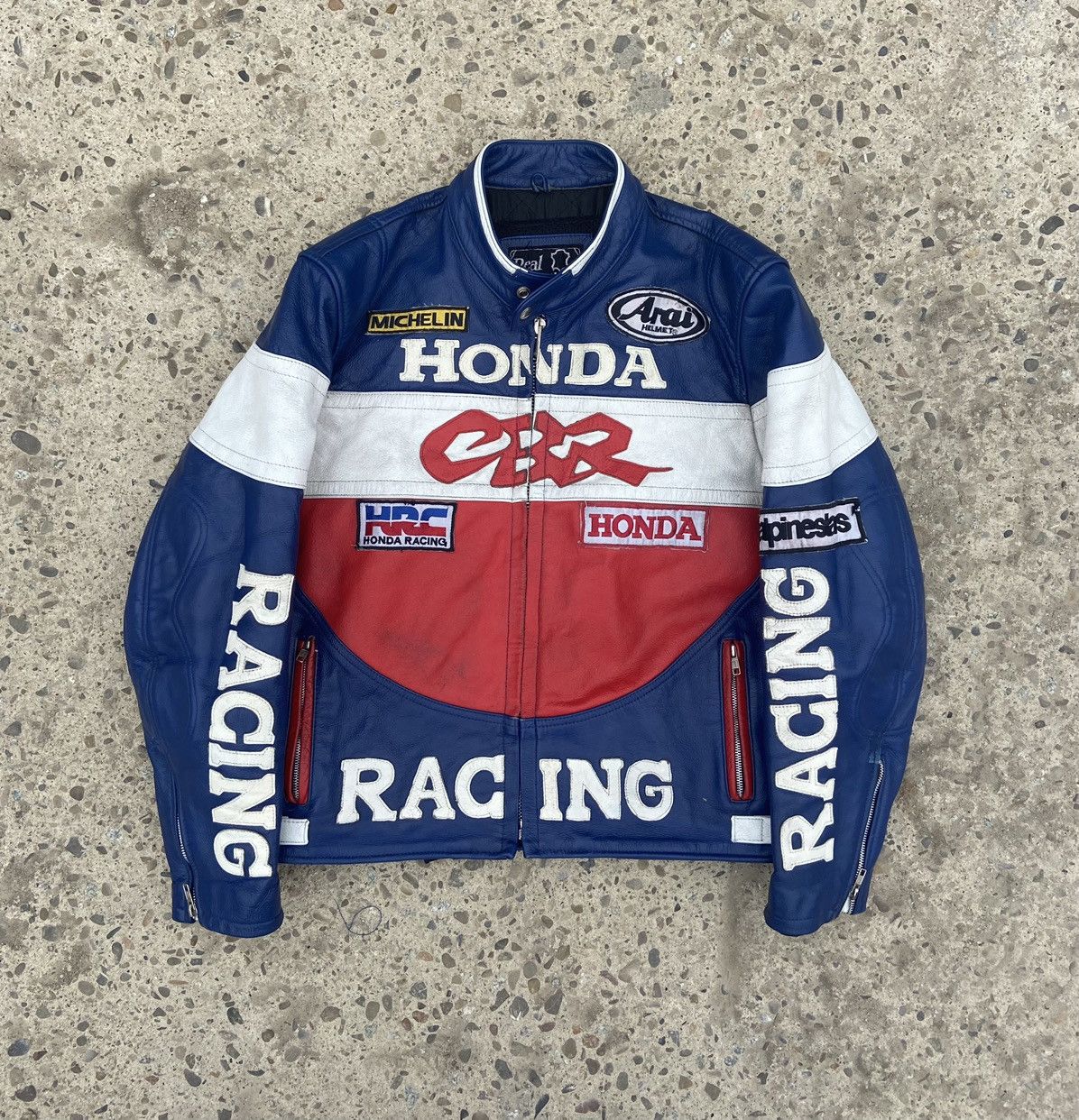 Vintage Vintage Honda Racing CBR leather jacket 90s very rare | Grailed