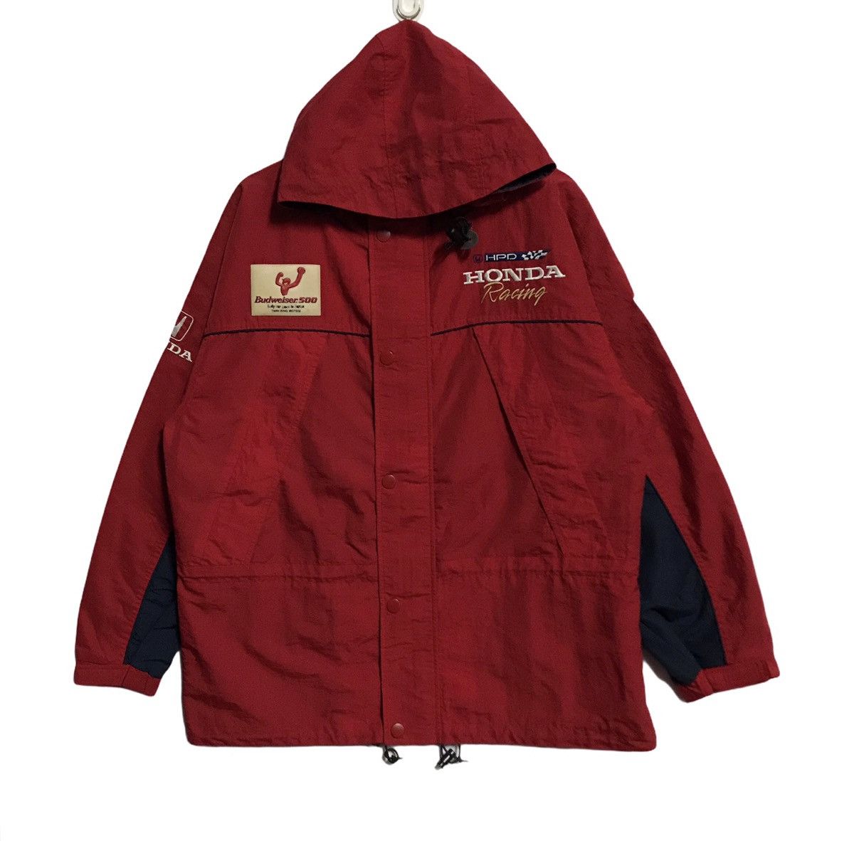 Budweiser Vintage Honda Hoodie Jacket Budweiser Rally Art Racing 90s Size US XL / EU 56 / 4 - 2 Thumbnail