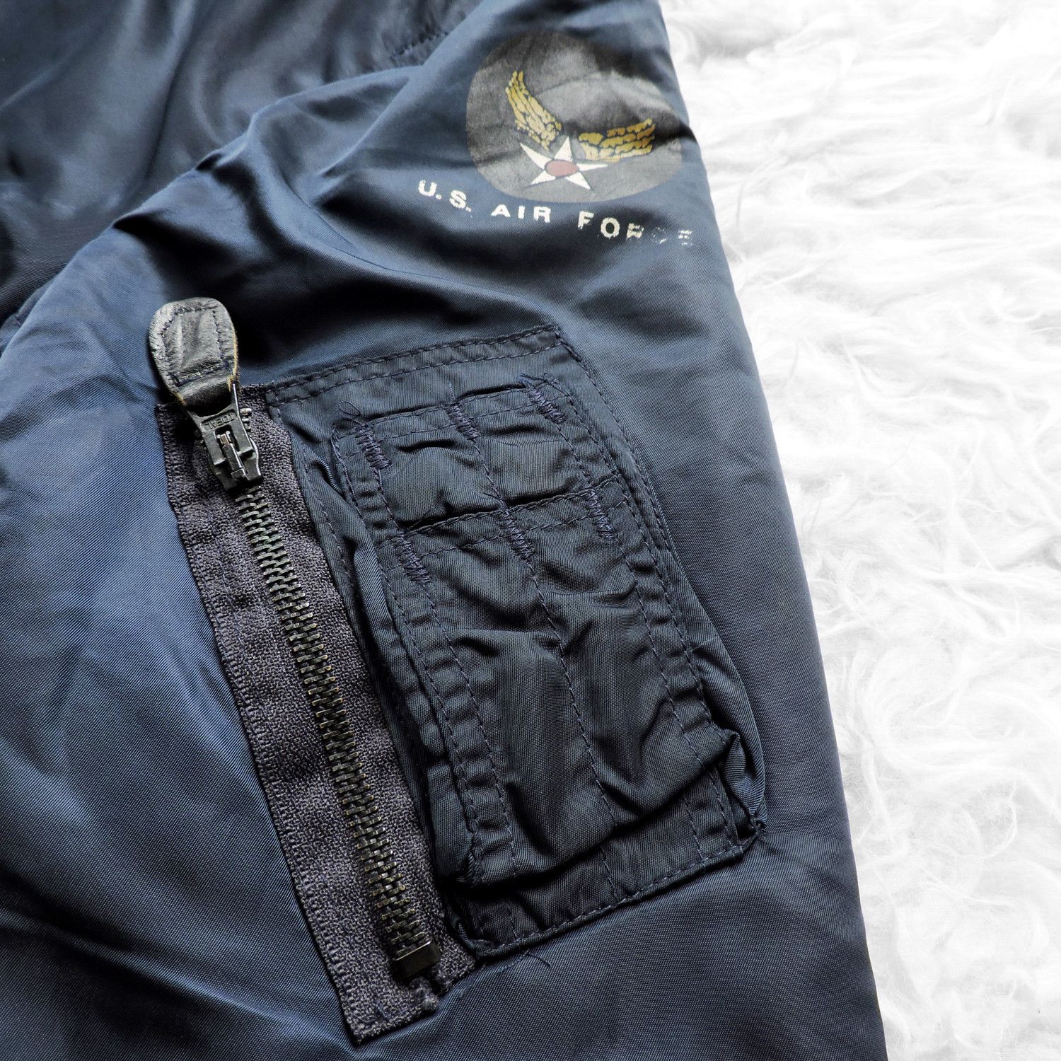 Other USAF MA-1 Flight Bomber Jacket By Brents Manufacturing Inc Size US L / EU 52-54 / 3 - 12 Thumbnail