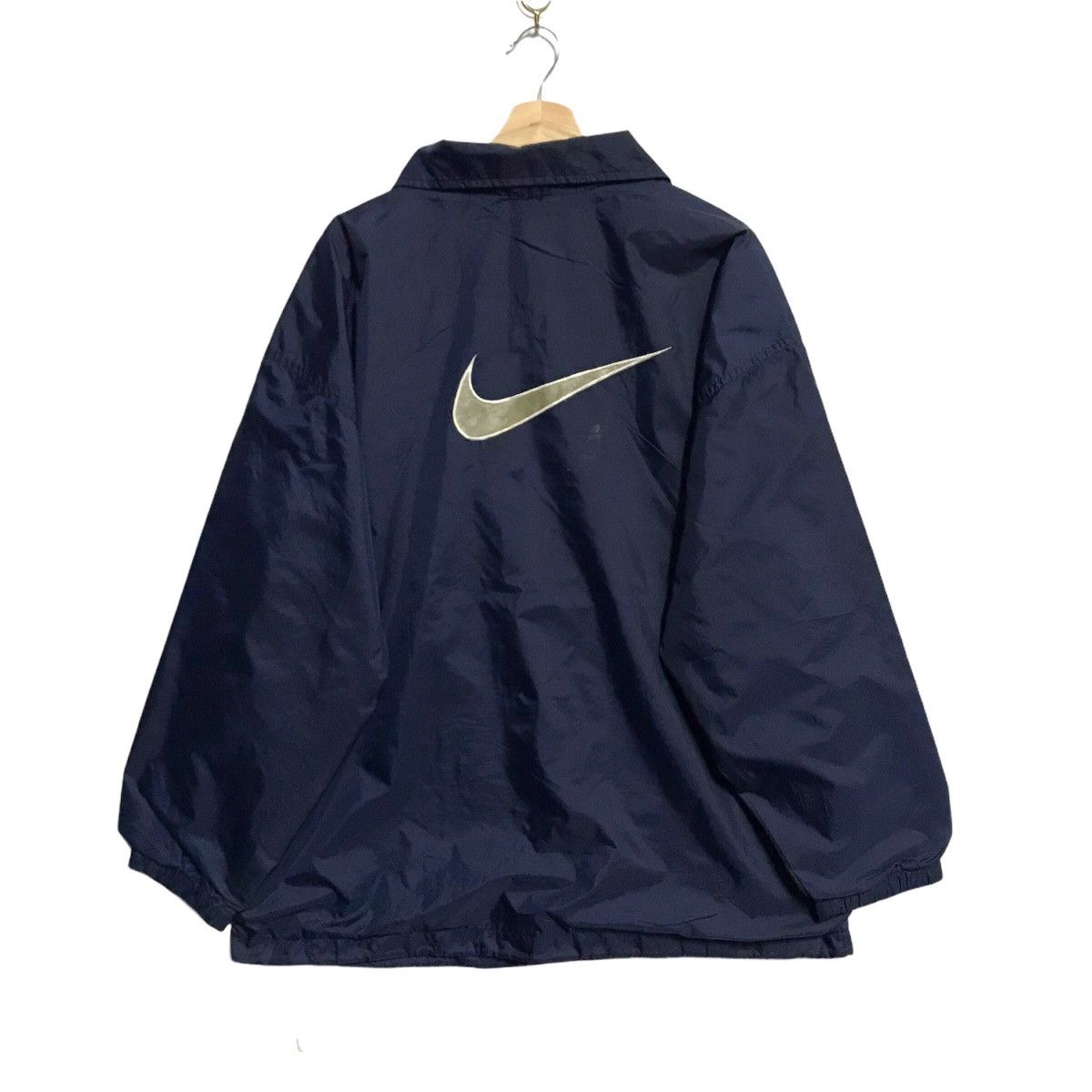 Nike Vintage 90s Nike Windbreaker Jacket Embroidery Big Logo Size US XL / EU 56 / 4 - 2 Thumbnail