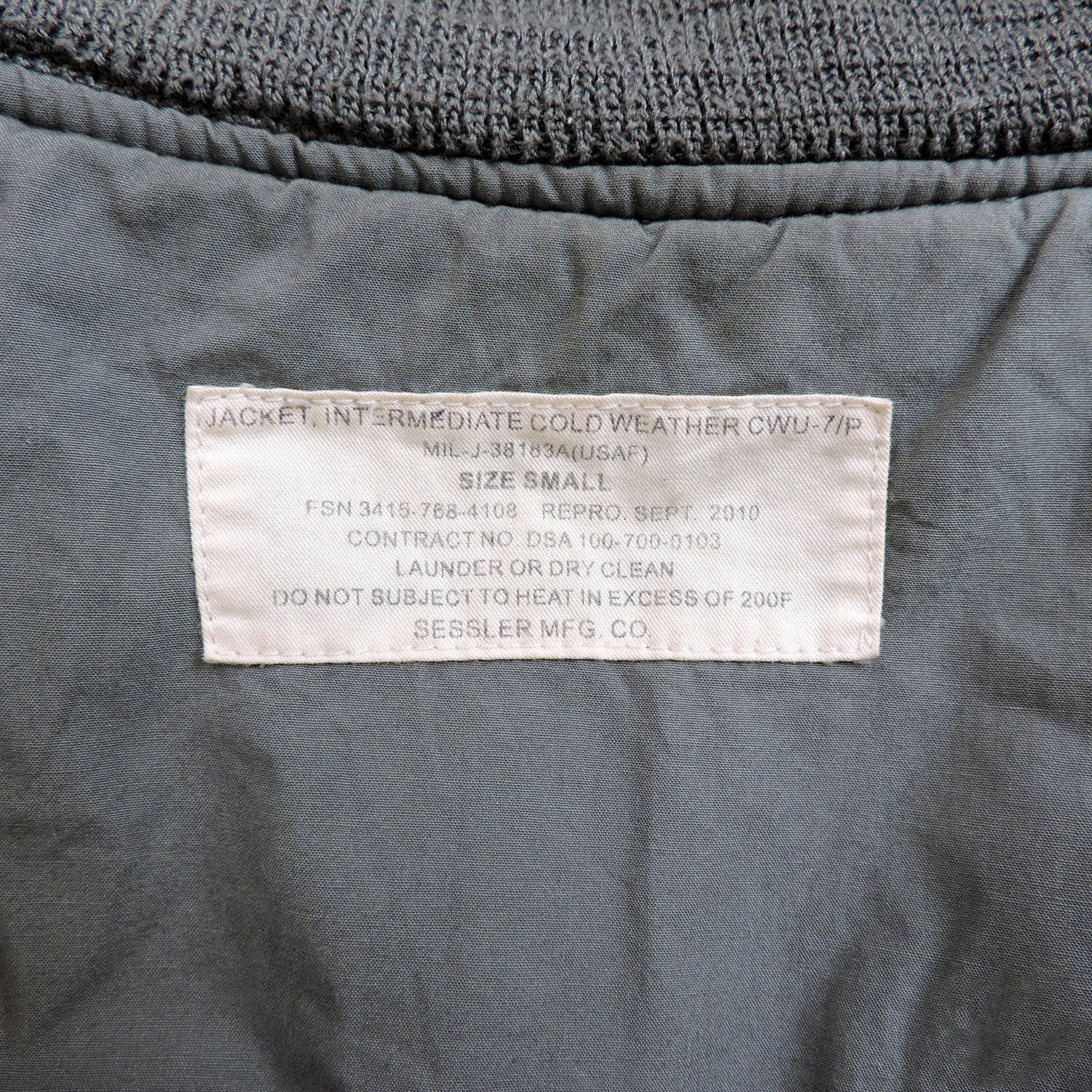 Other USAF U.S. Air Force CWU -7/P Mechanic Flight Jacket Size US S / EU 44-46 / 1 - 4 Thumbnail