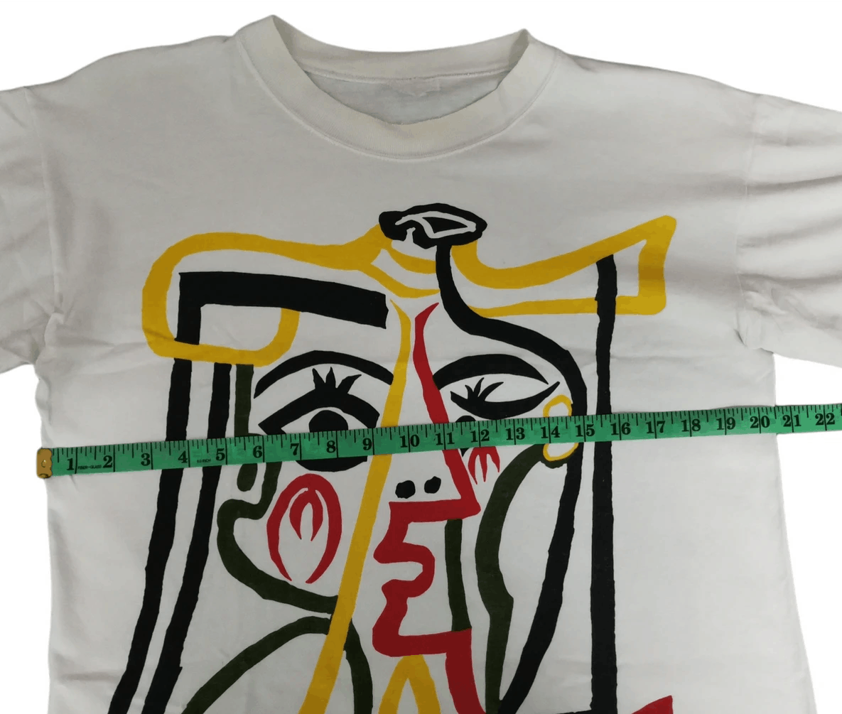 Paloma Picasso Rare Vintage Picasso Art Graffiti Tee Artis Designer Size US M / EU 48-50 / 2 - 6 Thumbnail
