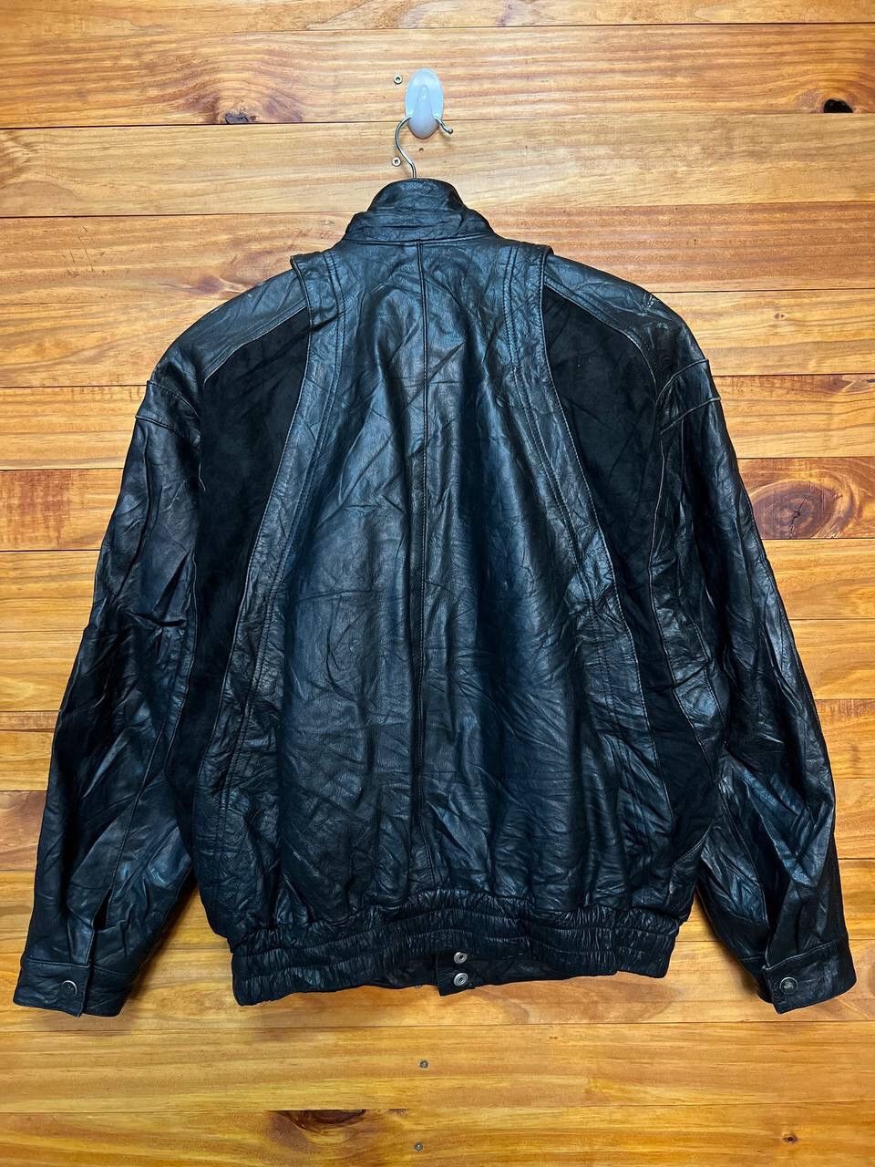 Champion 🔥BEST OFFER🔥VINTAGE CHAMPION LEATHER JACKET Size US L / EU 52-54 / 3 - 8 Thumbnail