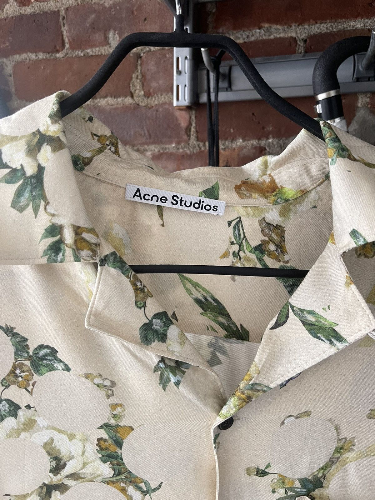 Acne Studios Acne Studio Floral Polka Dot Shirt Size US XL / EU 56 / 4 - 2 Thumbnail