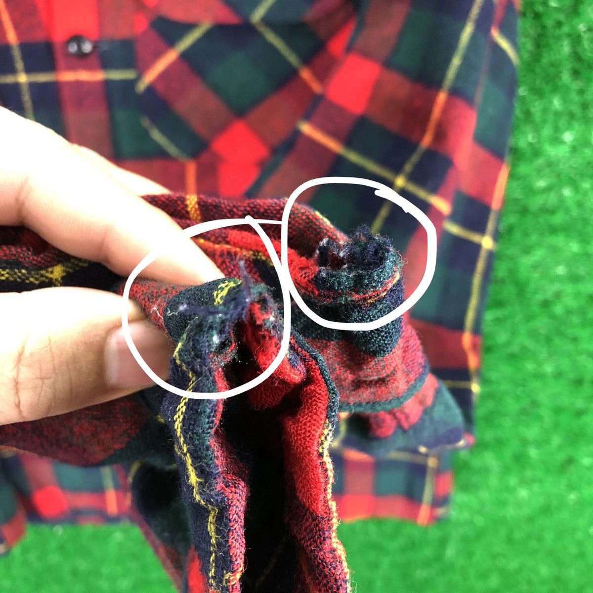 Vintage 50s Pendleton Wool Flannel Flap Pocket Loop Collar