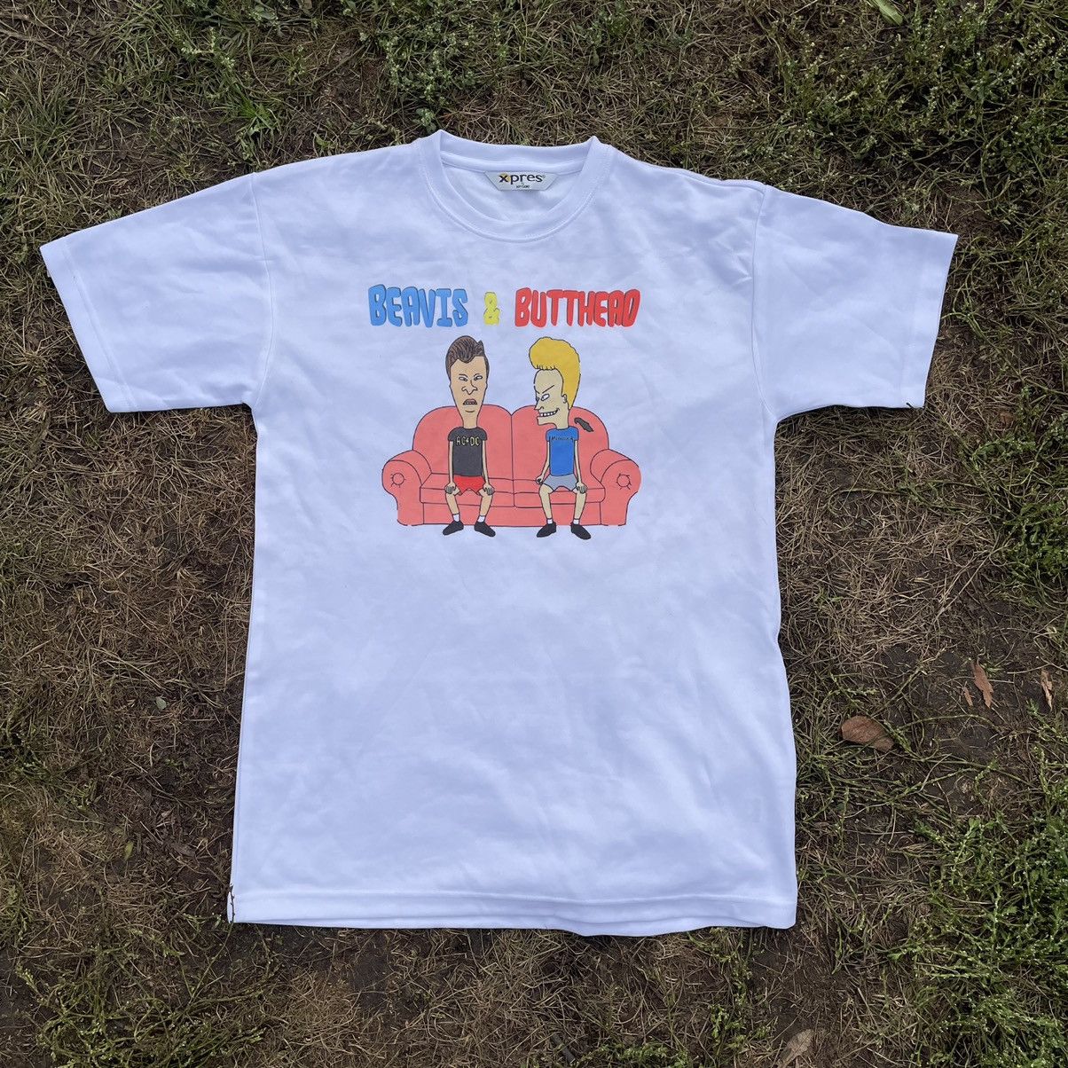 Vintage Vintage Y2K Beavis Butthead Graphic Tee Streetwear Slim L Size US L / EU 52-54 / 3 - 1 Thumbnail