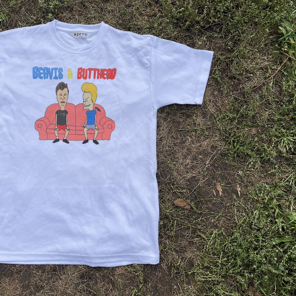 Vintage Vintage Y2K Beavis Butthead Graphic Tee Streetwear Slim L Size US L / EU 52-54 / 3 - 3 Thumbnail