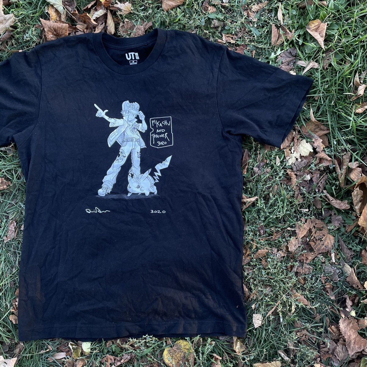 Cartoon Network Vintage Y2K Pokémon Trainer Art Tee Streetwear Hype Pikachu Size US L / EU 52-54 / 3 - 2 Thumbnail