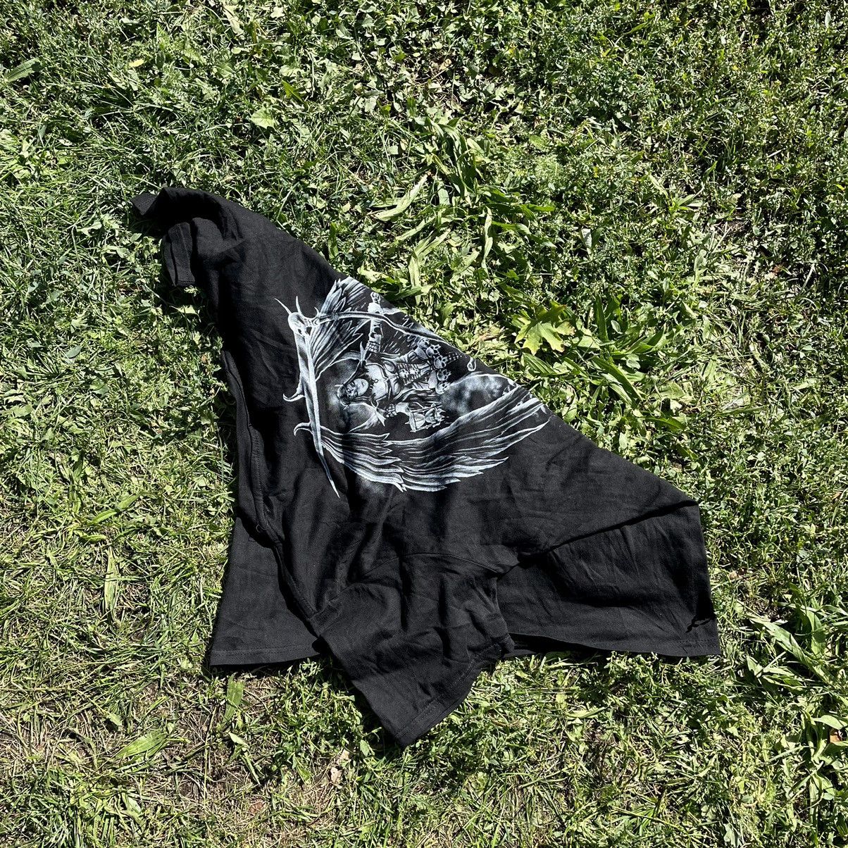 Vintage Vintage Y2K Graphic Tee Skull Devil Horror Print Grunge L Size US L / EU 52-54 / 3 - 6 Thumbnail