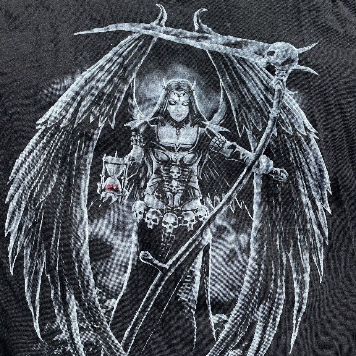 Vintage Vintage Y2K Graphic Tee Skull Devil Horror Print Grunge L Size US L / EU 52-54 / 3 - 5 Thumbnail
