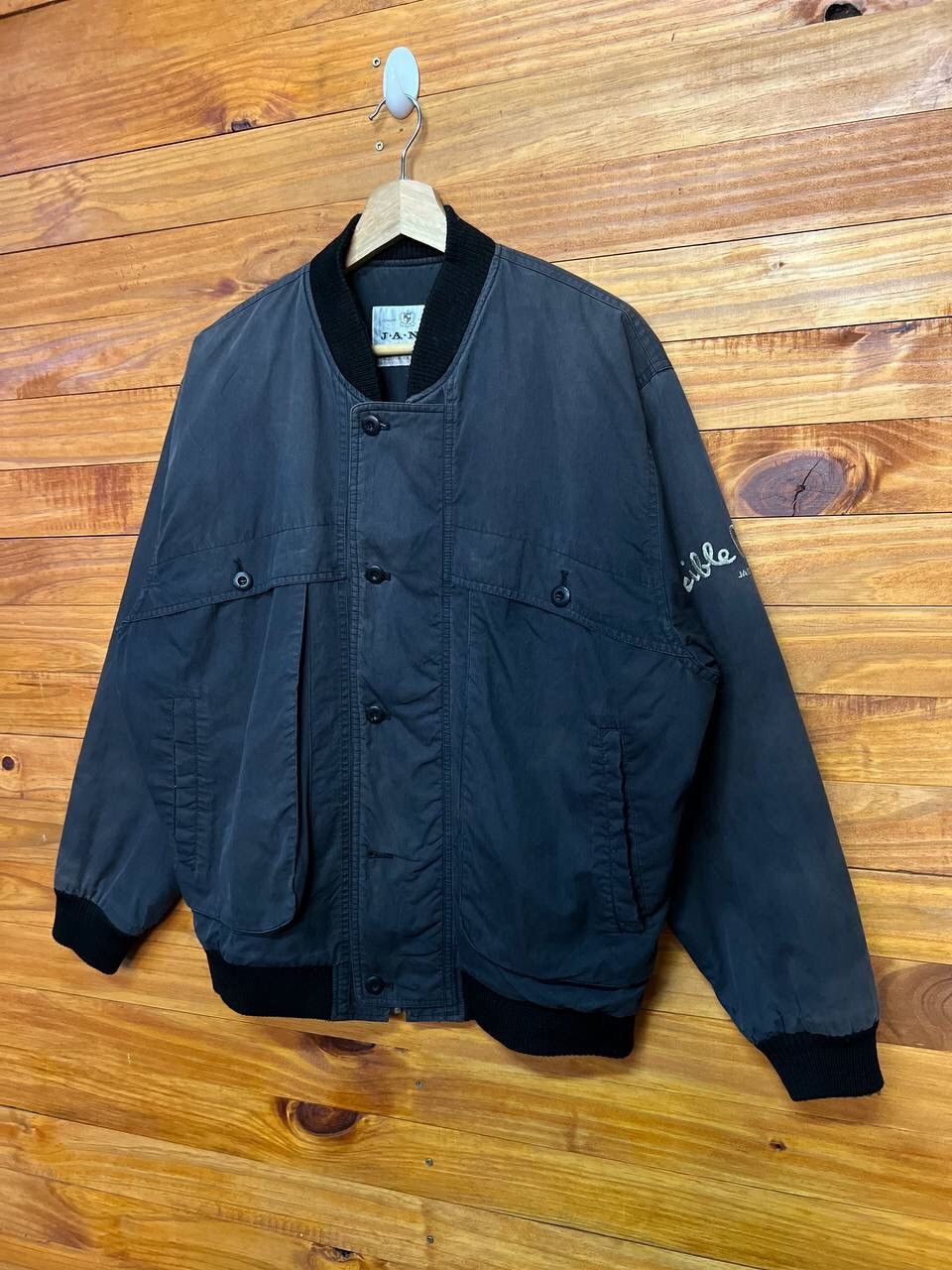 Japanese Brand VINTAGE JANY PRODUCT BOMBER JACKET Size US L / EU 52-54 / 3 - 3 Thumbnail