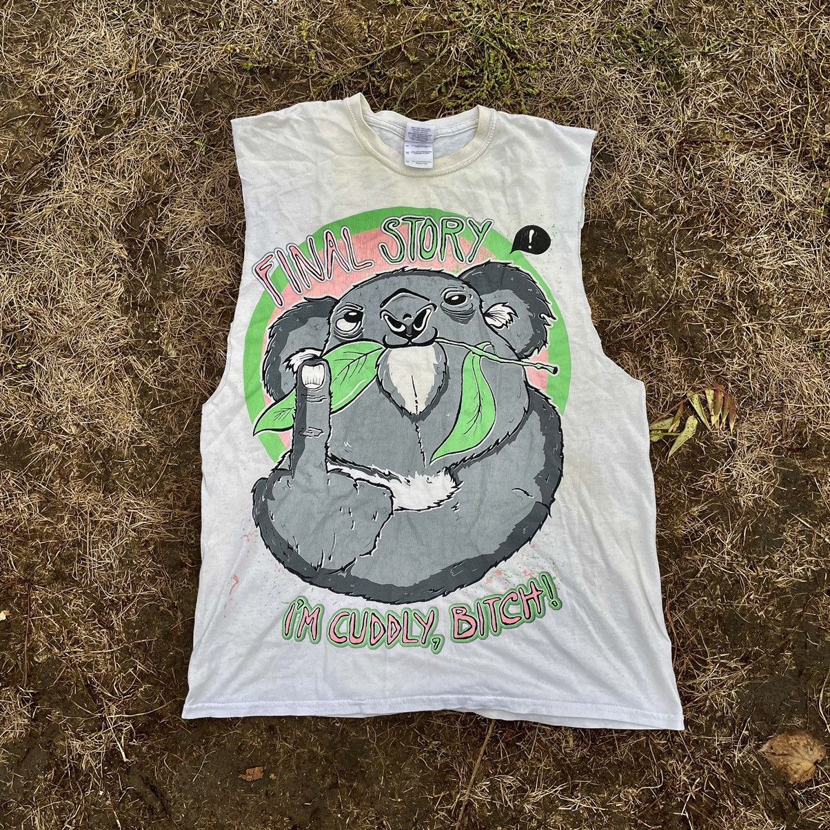 Vintage Vintage Y2K Sun Faded Graphic Tee Skate Streetwear Baggy M Size US M / EU 48-50 / 2 - 1 Thumbnail