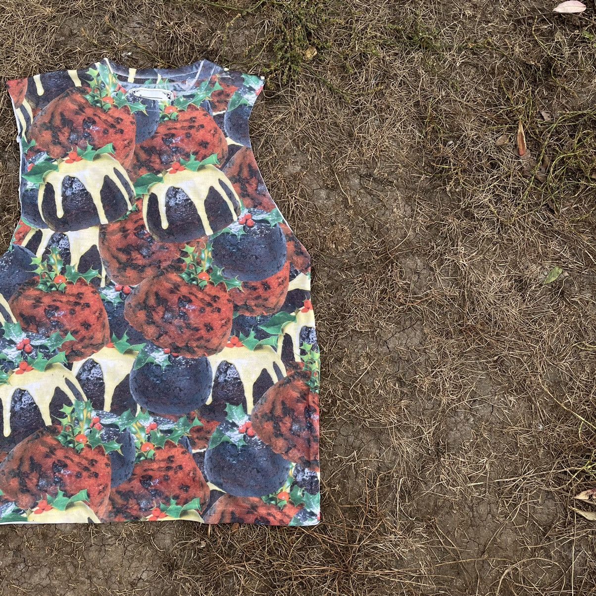 Vintage Vintage 90s All Over Print Graphic Tee Psychedelic Rave M Size US M / EU 48-50 / 2 - 4 Thumbnail