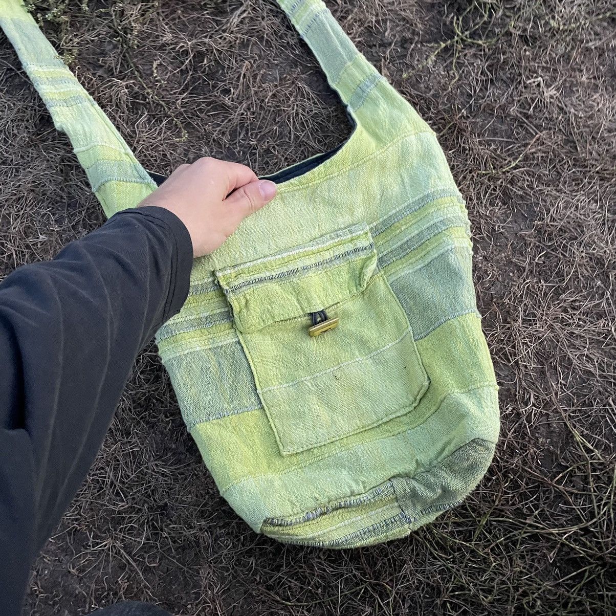 Vintage Vintage Y2K Neon Lime Crossbody Bag Streetwear Slim Boxy OS Size ONE SIZE - 5 Thumbnail
