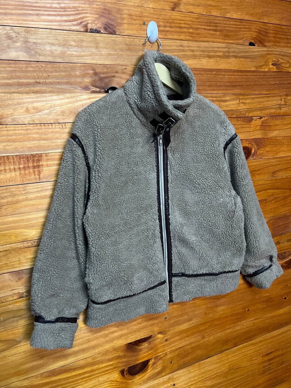 Japanese Brand FUNNEL NECK FLEECE JACKET Size US M / EU 48-50 / 2 - 2 Thumbnail