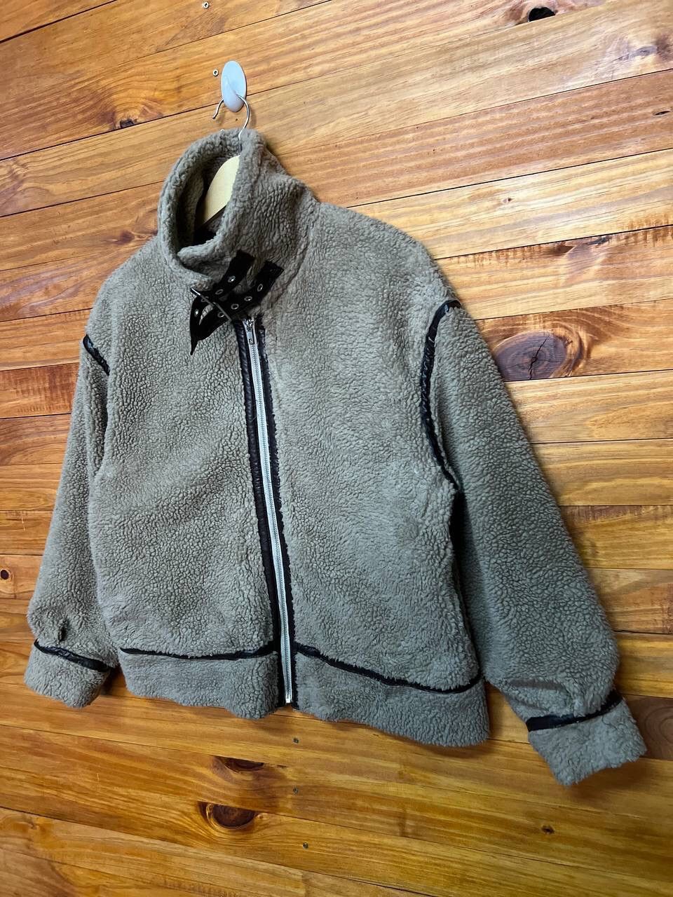Japanese Brand FUNNEL NECK FLEECE JACKET Size US M / EU 48-50 / 2 - 3 Thumbnail