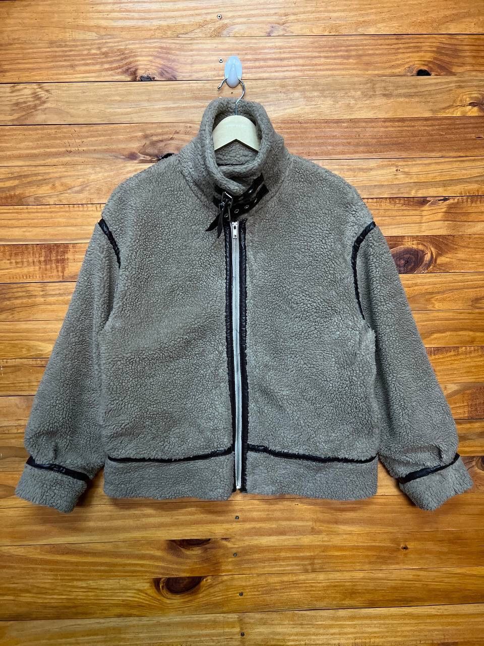 Japanese Brand FUNNEL NECK FLEECE JACKET Size US M / EU 48-50 / 2 - 1 Thumbnail