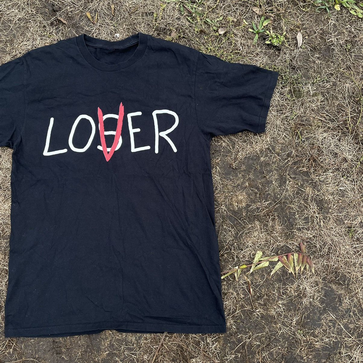 Vintage Vintage Y2K Lover Loser Graphic Tee Humor Streetwear Boxy L Size US L / EU 52-54 / 3 - 2 Thumbnail