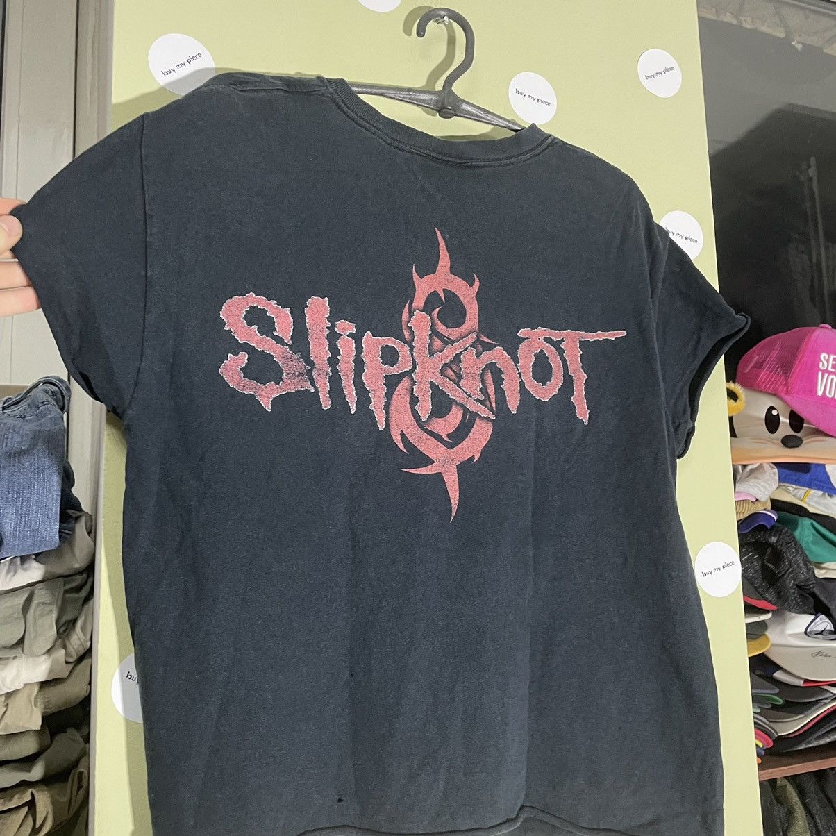 Band Tees Vintage Y2K Distressed Slipknot Dead Face Horror Band Rock Size US M / EU 48-50 / 2 - 5 Thumbnail