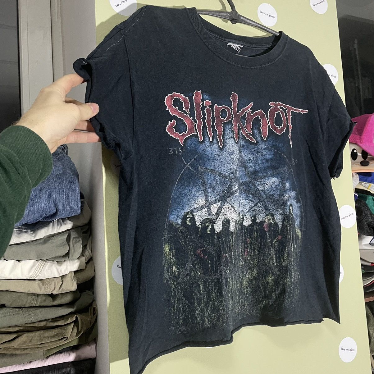 Band Tees Vintage Y2K Distressed Slipknot Dead Face Horror Band Rock Size US M / EU 48-50 / 2 - 2 Thumbnail